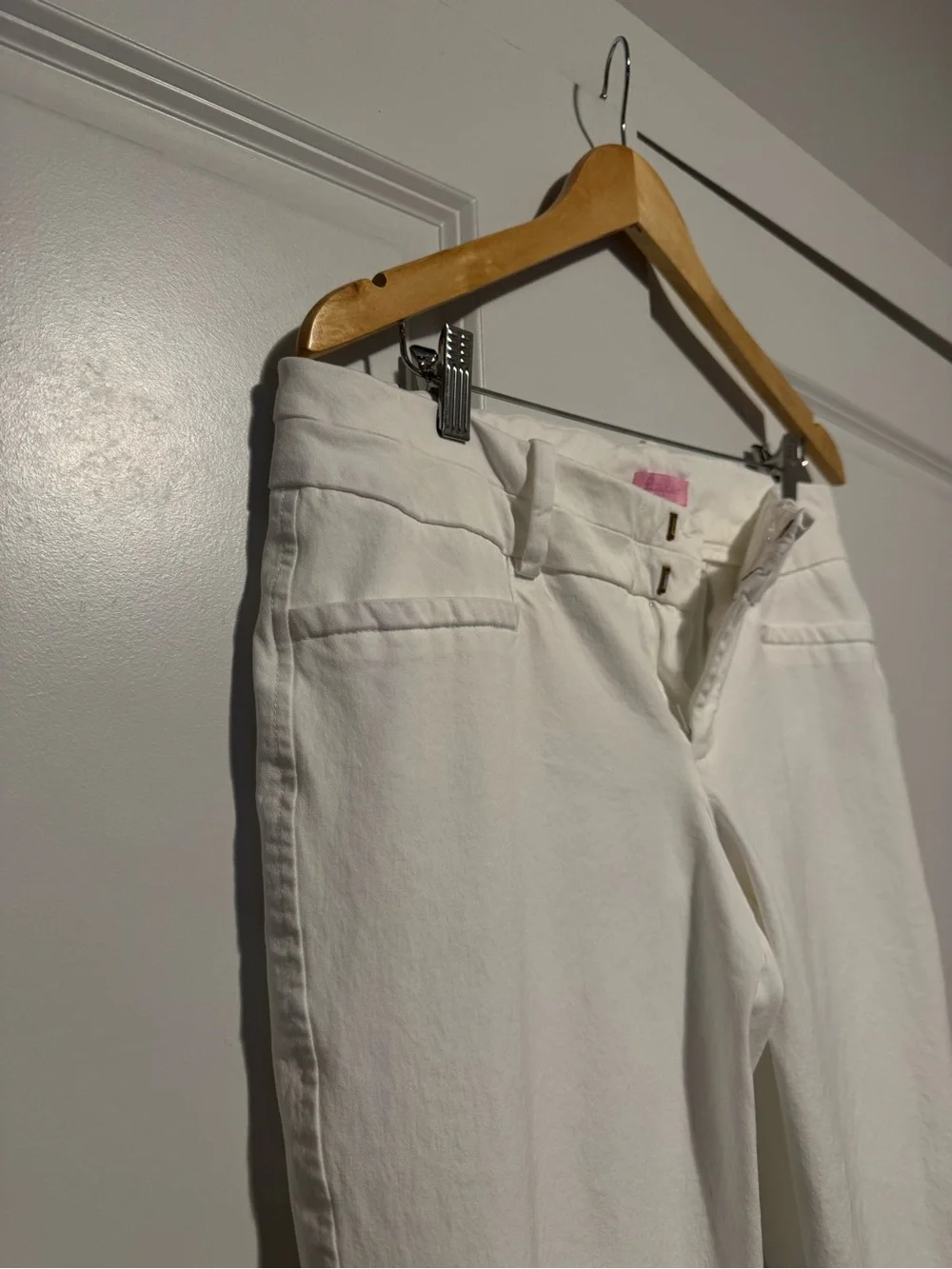 Lilly Pulitzer Jet Set Trouser Pants in Resort White sz 12 - Picture 3 of 6